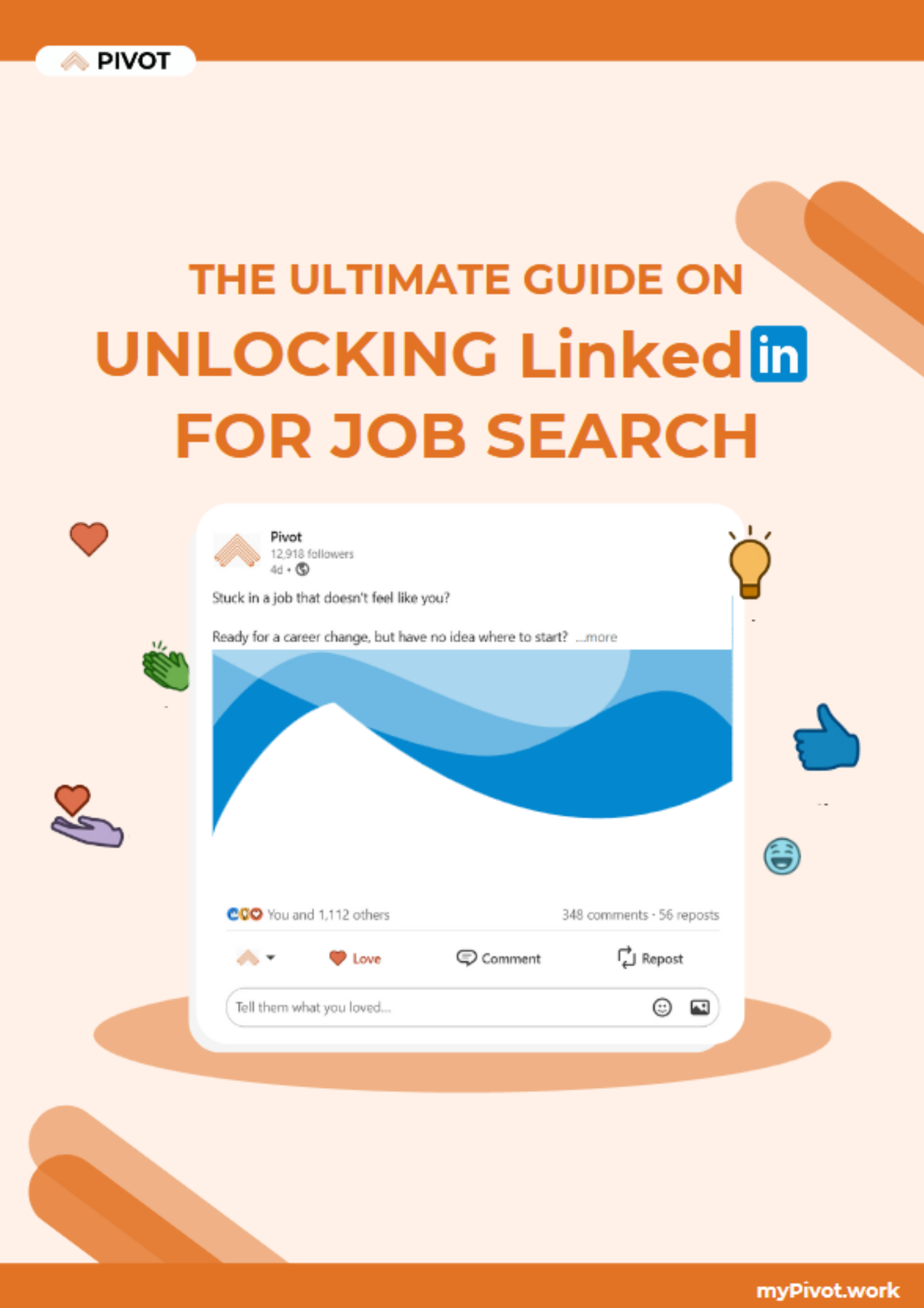 LinkedIn Guide for Job Search resume template preview - career-guide professional template