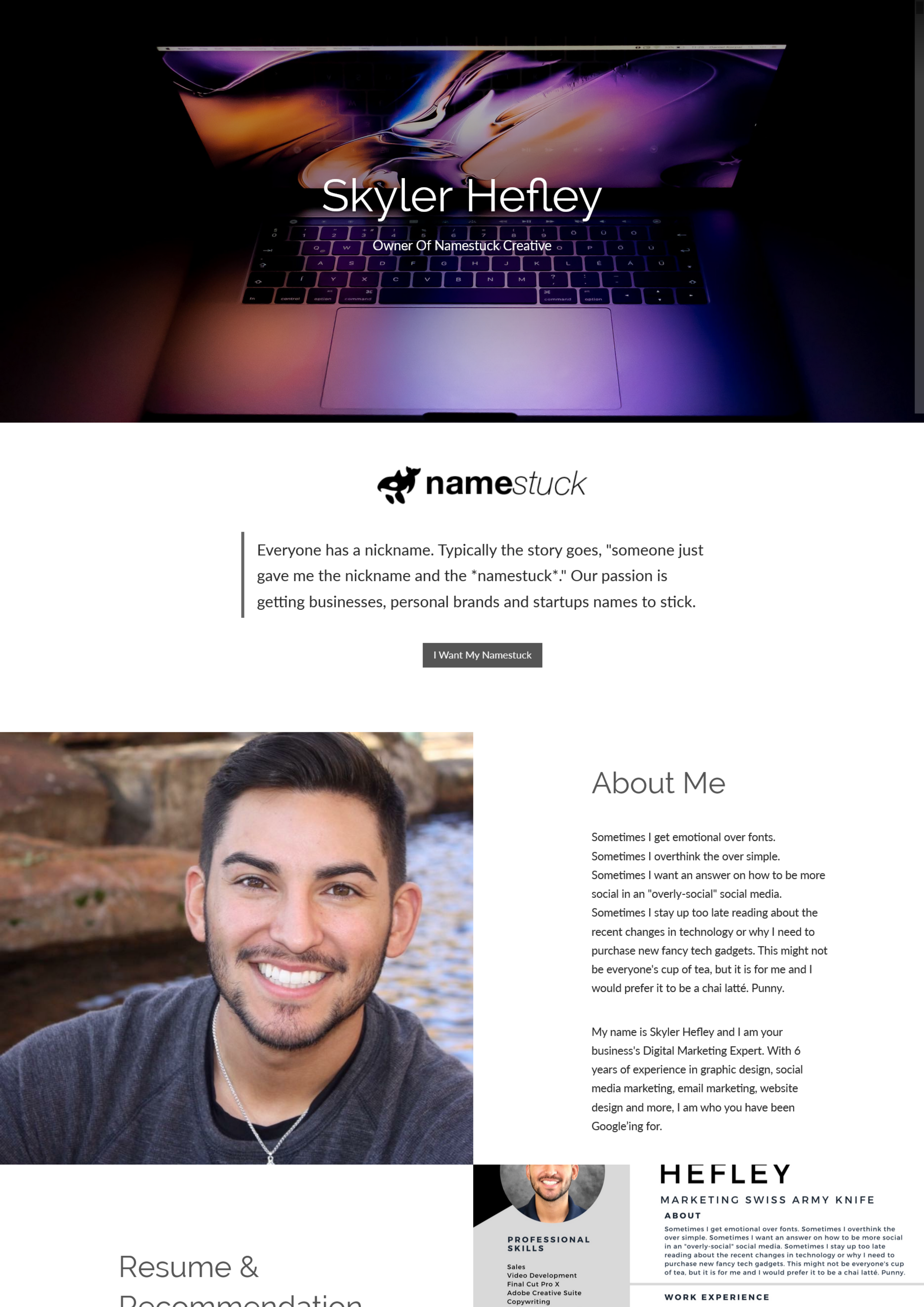 Graphic Design Portfolio Idea resume template preview - work-portfolios professional template