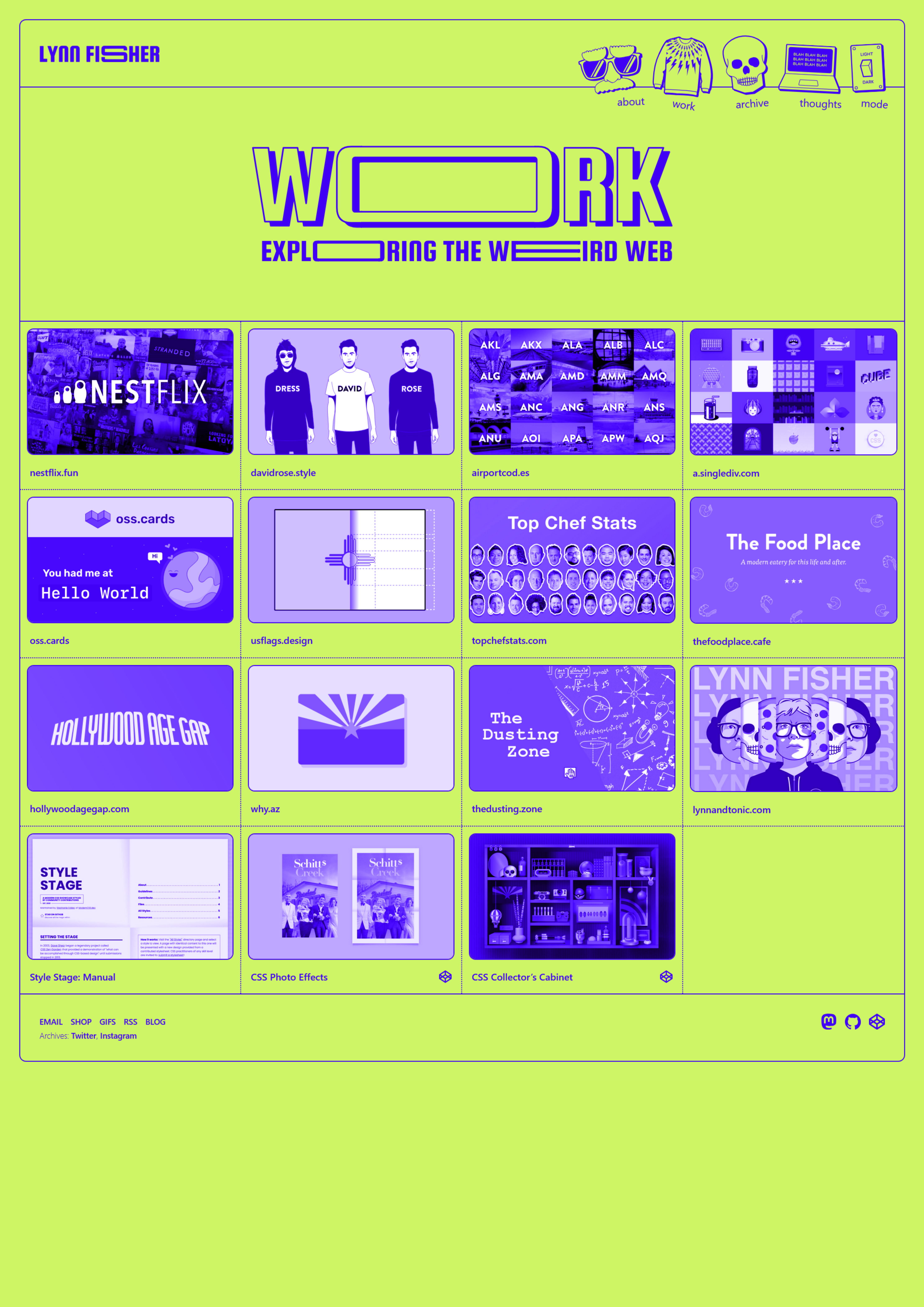 Web Design Portfolio Example resume template preview - work-portfolios professional template